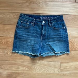 🌸Gap Factory highrise cutoff shorts size 0